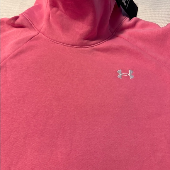 Under Armour Vibrant Pink Fleece Pullover - Picture 2 of 6
